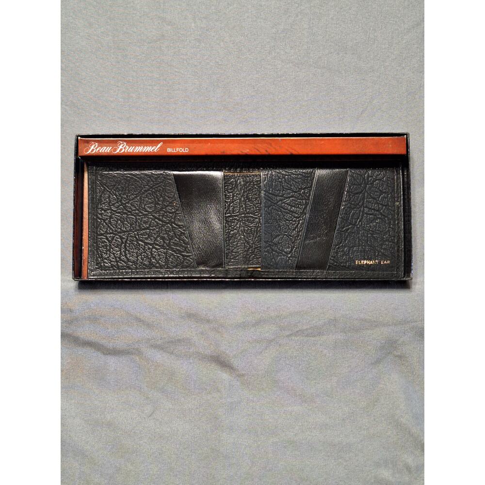 Beau Brummel Billfold Leather Men's Wallet Black